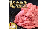 【人気精肉店からお届け】小林市産 黒毛和牛 切り落とし 1kg （牛肉 黒毛和牛 訳あり 切り落とし 小間切れ 赤身 小分け）