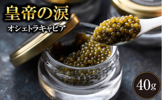 【年内発送】【純国産キャビア】オシェトラキャビア 40g 皇帝の涙 国産 チョウザメ 魚卵 宮崎県 小林市