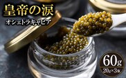 【年内発送】【純国産キャビア】オシェトラキャビア 60g 皇帝の涙 国産 チョウザメ 魚卵 宮崎県 小林市