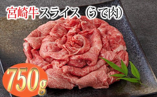 宮崎牛スライス（うで肉）約750g TF0571-P00012