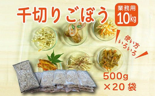 宮崎県産ごぼう千切り 大容量10kg 業務用 TF0587-P00019