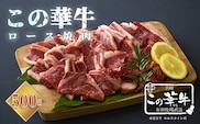 高原有田牧場直送 この華牛 ロース焼肉 (500g) TF0460-P00037