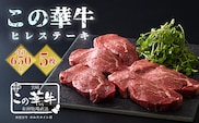 高原有田牧場直送 この華牛 ヒレステーキ(650g) TF0462-P00037