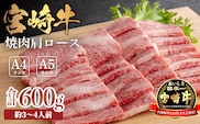 宮崎牛焼肉（肩ロース）約600g TF0573-P00012