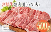 宮崎牛焼肉（うで肉）約500g TF0568-P00012