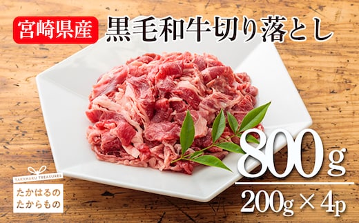宮崎県産和牛切落とし(800g) TF0277-P00020