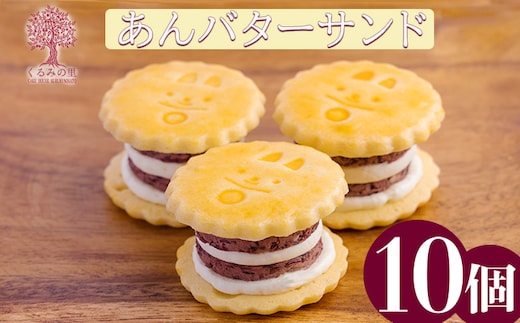 あんバターサンド 10個入り TF0637-P00010