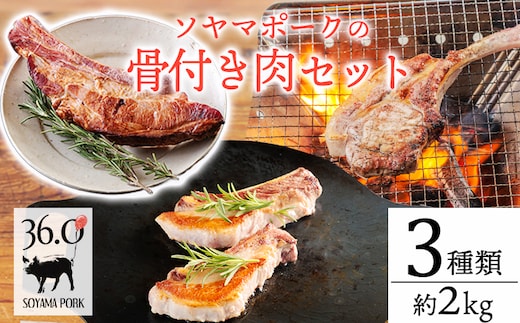 ソヤマポークの骨付き肉セット TF865-P00078