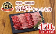 宮崎牛 焼肉・BBQ用うで・ももセット TF0903-P00020