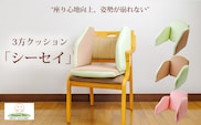 姿勢保持用3方クッション「シーセイ」1組TF0917-P00072