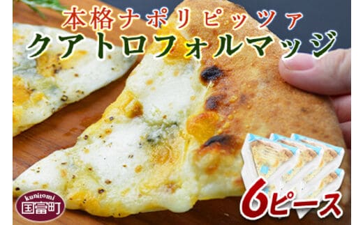 ＜本格ナポリピッツァ！クアトロフォルマッジ（6ピース）＞2か月以内に順次出荷【b0249_cf】