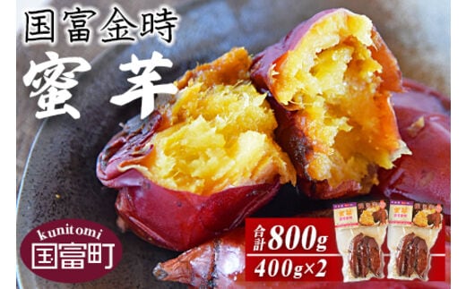 ＜国富金時 蜜芋（400g×2）合計800g＞翌月末迄に順次出荷【a0530_hr_x1】