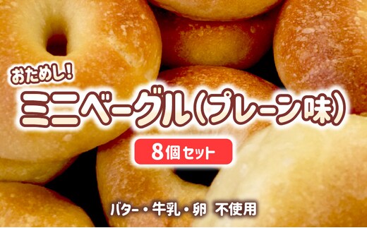 おためしミニベーグル（プレーン）8個