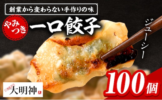 一口餃子 100 個入りタレ２個
