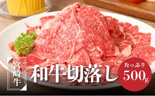 宮崎牛 和牛 切り落とし500g K01_0009_1
