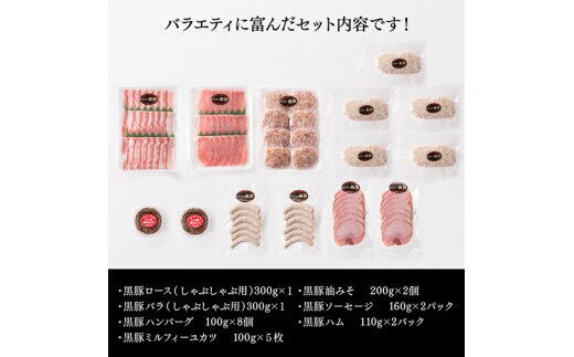 南九州産黒豚７種 「黒豚セット」【数量限定 肉 豚 黒豚 セット 惣菜