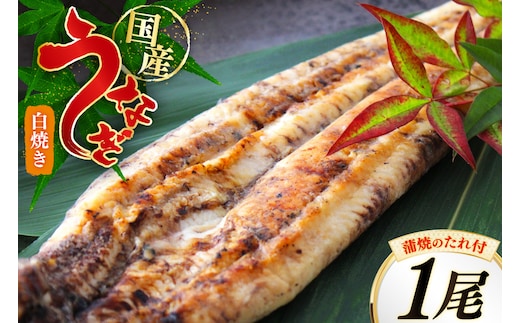 うなぎ 鰻 白焼き 1尾 たれ付き [オーチャンズ 宮崎県 美郷町 31bn0004] ウナギ 国産 蒲焼のたれ 付き タレ たれ 蒲焼 蒲焼き