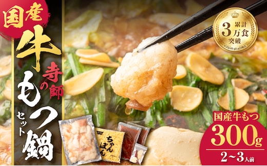 寺師の国産牛もつ鍋セット 2～3人前 K005-002