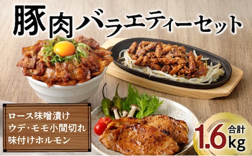 【ナンチクファクトリー】豚肉バラエティーセット 計1.6kg（A1） K073-001