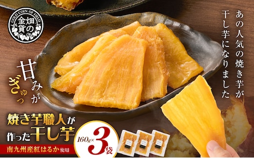 焼き芋職人が作った干し芋 160g×3袋 K181-018_02