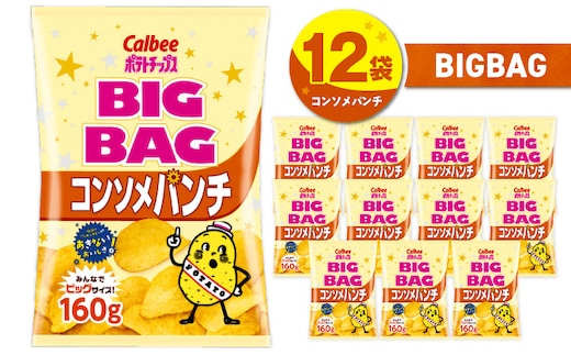 カルビー ポテトチップス BIGBAG【コンソメパンチ】12袋 K194-002_06