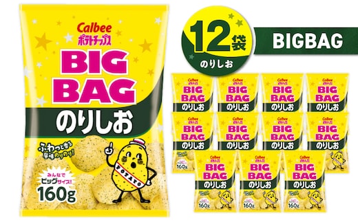 カルビー ポテトチップス BIGBAG【のりしお】12袋 K194-002_08