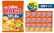 カルビー ポテトチップス【うすしお】16袋　K194-002_03