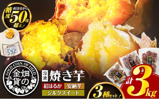 畑の金貨 焼き芋3種セット 3kg K181-001_04