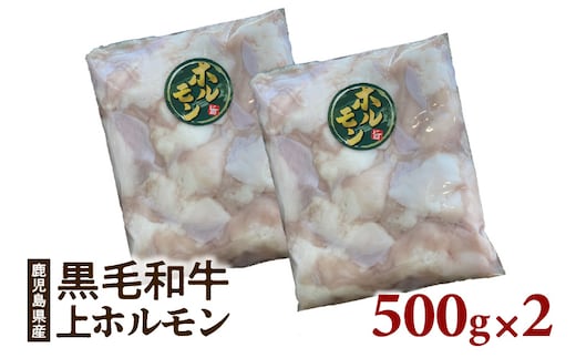 鹿児島県産黒毛和牛 上ホルモン1kg K328-012