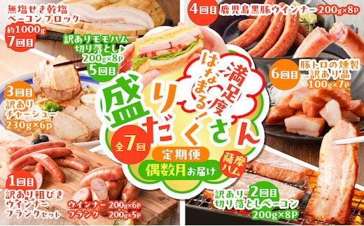 【全7回】盛りだくさん定期便（偶数月にお届け） K161-T06e