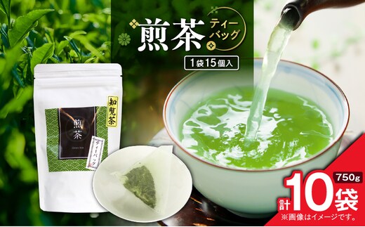 煎茶ティーバッグ 15個入り（10袋セット） K346-005_05