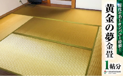 現代の名工カンパニー特製！黄金の夢（畳1帖サイズ） K348-005