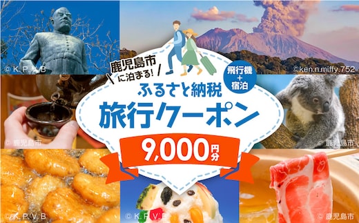 鹿児島市に泊まる（飛行機+宿泊）ふるさと納税旅行クーポン【9,000円分】 K349-001_09