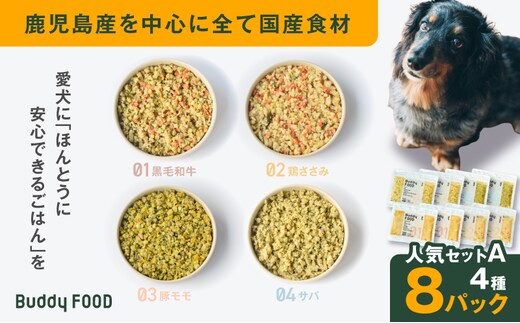 Buddy FOOD 人気セットA 4種8パック K390-003_01