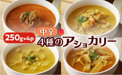 【スリランカかごしま】4種のアショカリー 中辛 K238-002_02