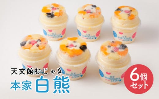 天文館むじゃき 本家白熊6個セット K009-001