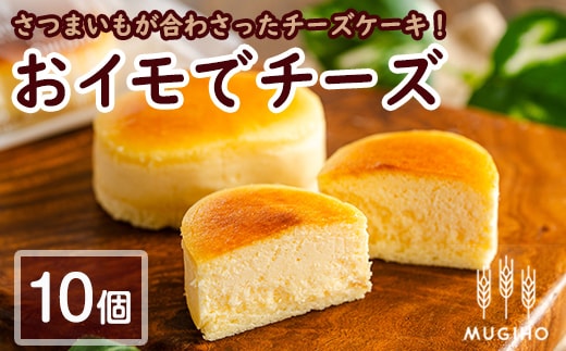 i1221 おイモでチーズ(10個) お菓子 菓子 チーズケーキ スイーツ さつまいも 芋 お芋 ケーキ プレゼント ギフト 焼き菓子 【パン工房麦穂】