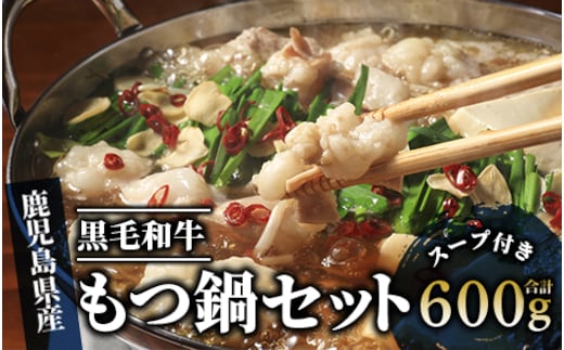 鹿児島県産黒毛和牛もつ鍋セット300g(2人前)×2セット(Meat you/018-1293) 和牛 もつ ホルモン 鍋