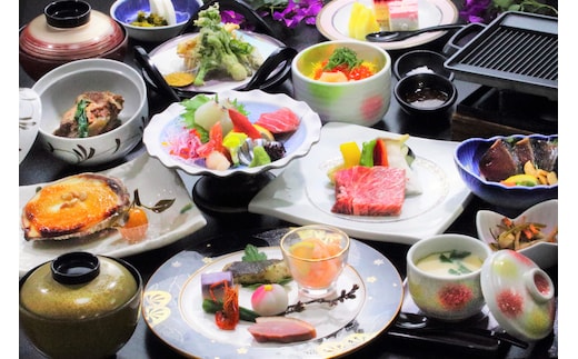 ＜1泊2食付ペア宿泊券＞指宿海上ホテル ロイヤルスイート和洋室 黒毛和牛雅コース(指宿海上ホテル/220-1175) 宿泊 観光 食事付 ビジネス 旅行 出張 温泉 宿