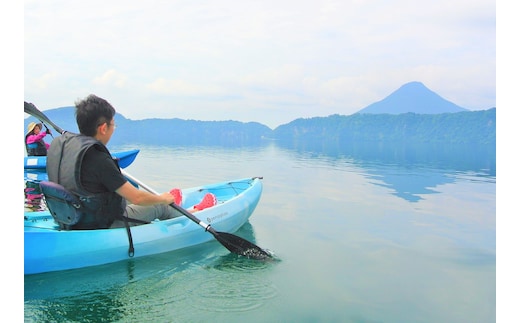 【池田湖でアクティビティ体験】シーカヤック 45分間ペアチケット(えぷろんはうす池田/A-180)
