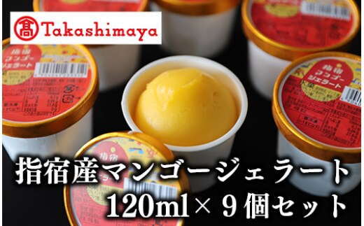 ＜高島屋選定品＞指宿マンゴージェラート9個セット(TK017-1835/59D1953)