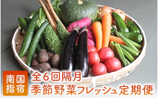 【全６回定期便】季節野菜フレッシュ定期便(岡村商店/Z-018)