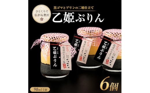 食彩空間たばた特製！乙姫ぷりん6個入り(たばた/IB118-001)