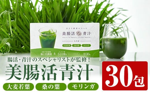 美腸活青汁(3g×30包)国産大麦若葉青汁【チョイスジャパン株式会社】A390-v01