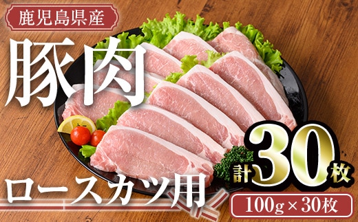 鹿児島県産豚肉ロースカツセット(計30枚・5枚×6P)鹿児島県産冷凍豚肉【TRINITY】A678