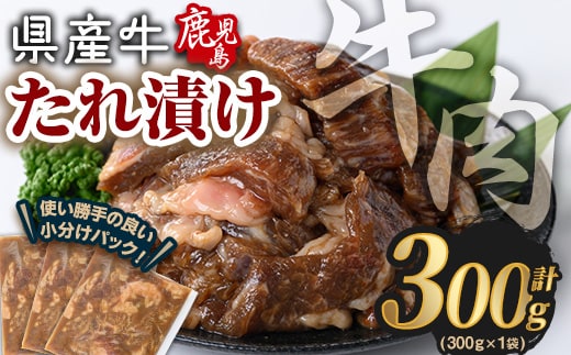 鹿児島県産牛たれ漬けセット(計300g) 牛肉 国産 たれ漬け【Rana】A848