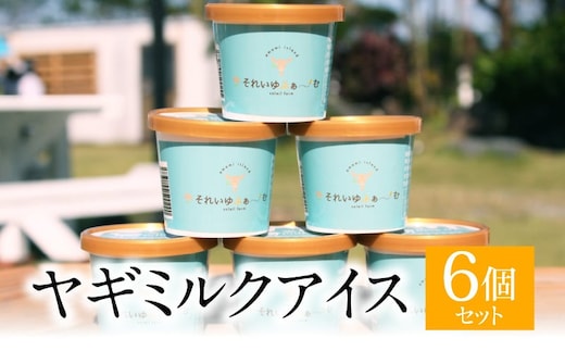 ヤギミルクアイス 6個セット A006-012