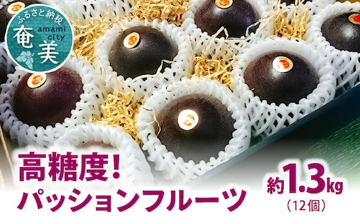【2026年先行予約】《厳選大玉》高糖度！パッションフルーツ約1.3kg（12個） A059-004