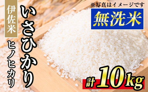 A6-02 いさひかり無洗米(5kg×2袋・計10kg) ふるさと納税 伊佐市 特産品 お米 米 白米 精米 伊佐米 ご飯 ヒノヒカリ 無洗米【JA北さつま】
