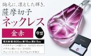薩摩切子 ネックレス 緑 雫型 薩摩びーどろ工芸株式会社《90日以内に出荷予定(土日祝除く)》鹿児島県 さつま町 送料無料 伝統工芸 切子 さつま切子 アクセサリー---stm-sbr-30-1sg---